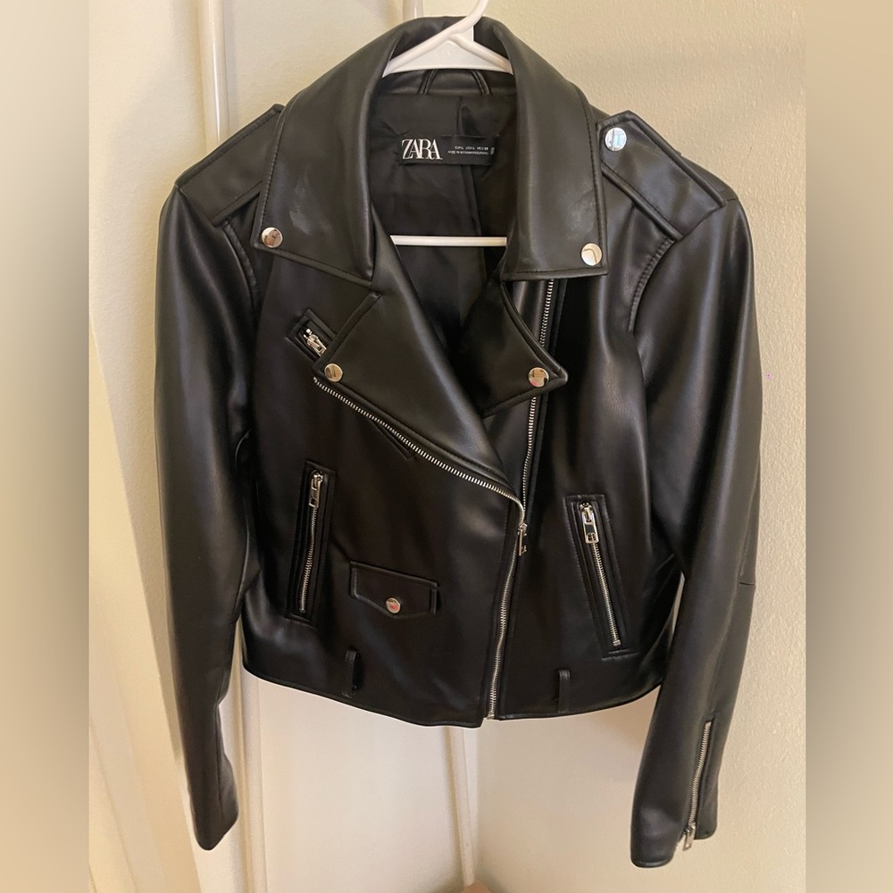 Zara Faux Leather Jacket